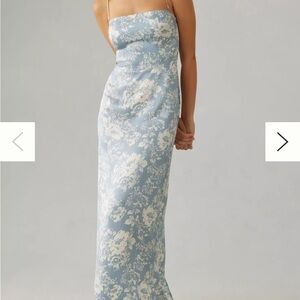 Reformation Frankie Silk Dress